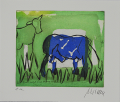 Armin Mueller-Stahl, die-blaue Kuh im Grünen Armin Mueller-Stahl, die-blaue Kuh im Grünen