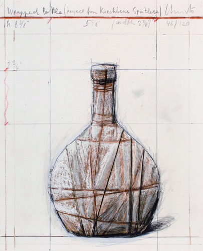 Christo-Wrapped-Bottle-2007
