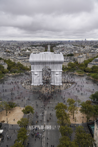 Christo-& Wolfgang Volz, Arc de Triomphe,Motiv 16