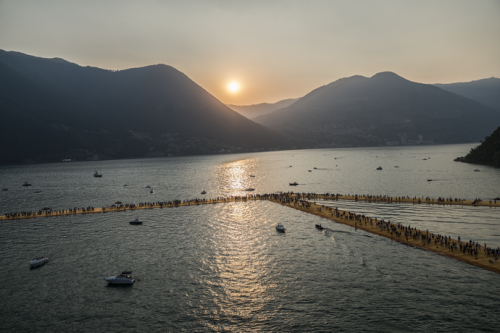 Christo & Wolfgang Volz, the floating piers