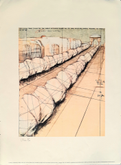 Christo, wrapped trees, champs-elysees