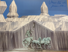 Christo & Jeanne- Claude,Reichstag mit Quadriga