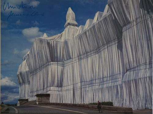 Christo & Jeanne-Claude, Reichstag Voderseite