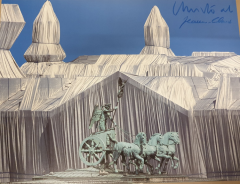 Christo + Jeanne- Claude,Reichstag mit Quadriga