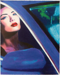 Crimson lips waiting