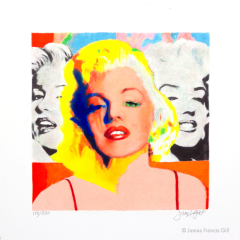 James Francis Gill, Mini Marilyn, Three Faces