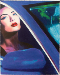 James Francis Gill, Women in cars, Crimson lips waiting