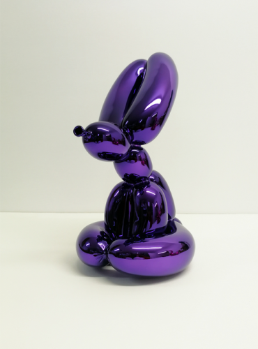 Jeff-Koons-BALLOON-RABBIT-VIOLET-2019-Porzellan-29.2-x-13.9-x-21.0-cm