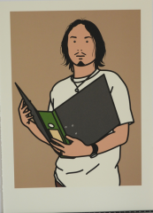 Julian Opie, Hirofumi with file