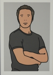 Julian Opie, Julian with -t-shirt 15