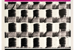 Heinz  Mack,Struktur mit Rosa Feld