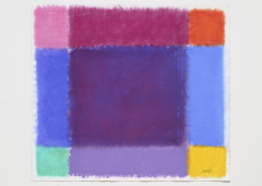 Heinz Mack, o.T. Pastellkreide