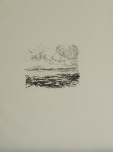 Max Liebermann, Landschaft mit Wolken