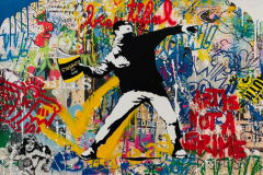 Mr. Brainwash, banksy thrower