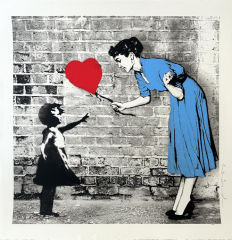 Mr. Brainwash, Love Catcher, blue