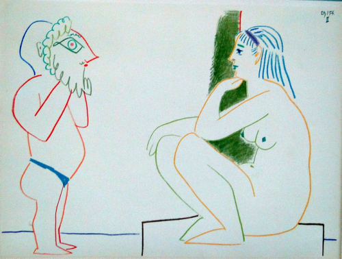 Pablo-Picasso-Maler-und-Modell-29.1.54