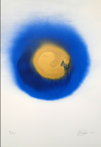 Otto Piene,Blaue Kokarde (Kokarde am Himmel)
