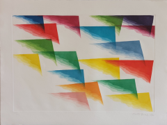 Piero  Dorazio, Senza titulo (triangles)