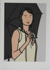 Julian-Opie-Hijiri-with-umbrella