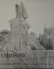 Christo, Plakat, Wrapped Monument Christo, Plakat, Wrapped Monument