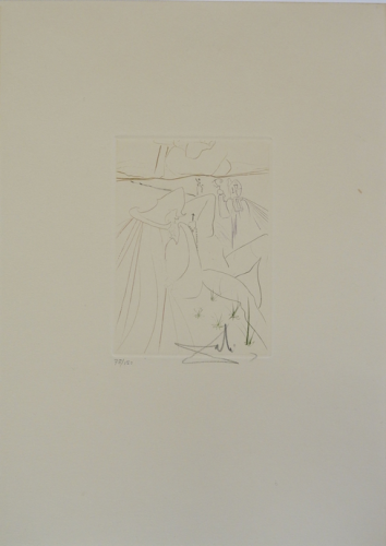 Salvador Dalí,  die Wiedererweckte (la ressuscitee)