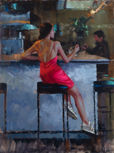 Vinzenz Schueller, Bar-Szene, Red Dress
