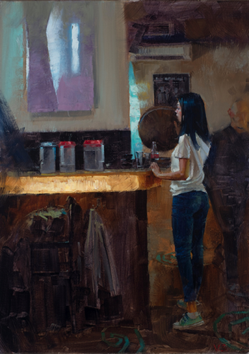 Vinzenz Schueller, Skopje Waitress