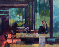Vinzenz Schüller, Bar Scene, Dreaming woman
